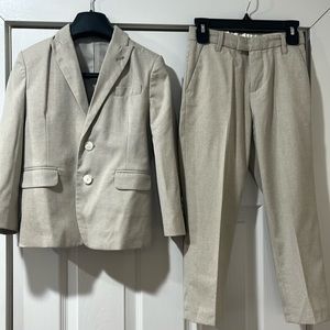 Calvin Klein Sand color suit in excellent condition